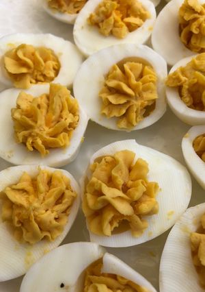 Une photo de Oeufs mimosa