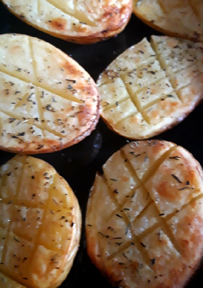 Una foto de Patatas asadas al horno