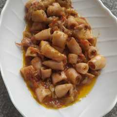 A picture of Tumis Cumi Asin Simple.