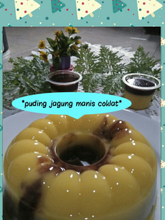 Foto resep *puding jagung manis coklat*