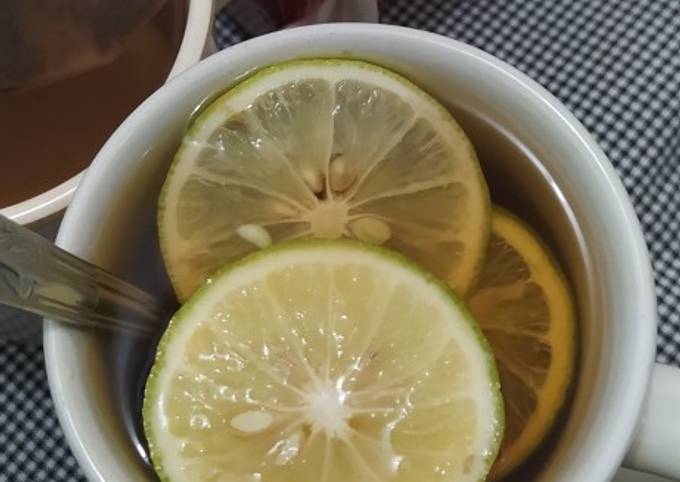 Resep: Teh jeruk nipis Kekinian