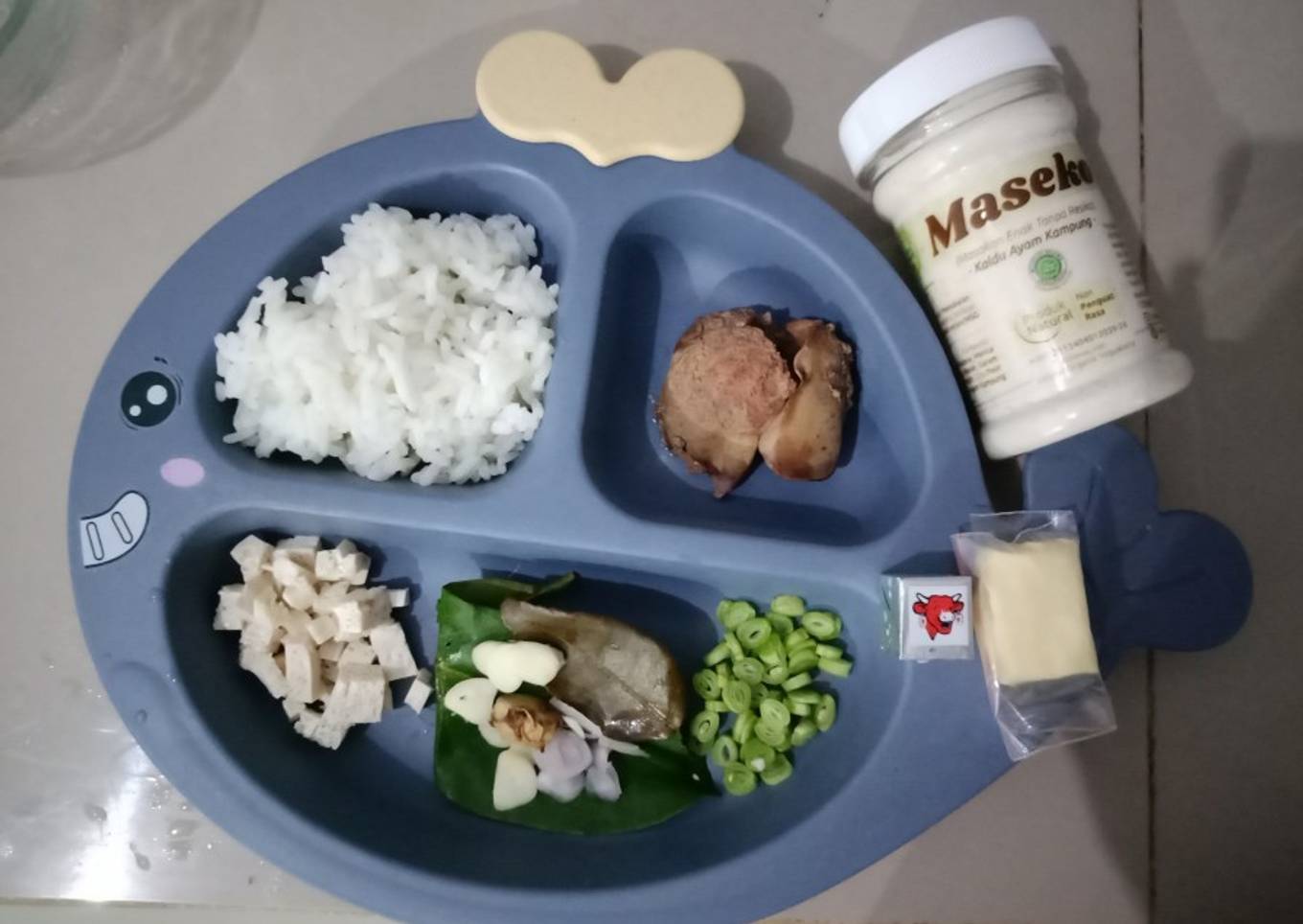 MPASI 6+ Bubur Hati Ayam Buncis Tahu