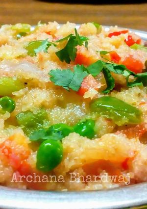 A picture of Sweet Spicy Upma.