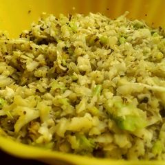 A picture of Stirfried Cauliflower and Broccoli.