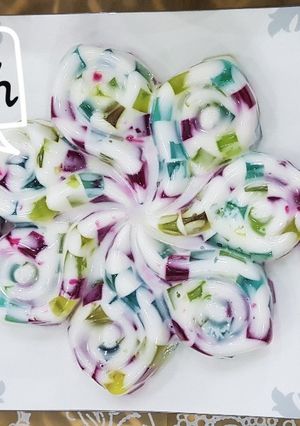 عکسی از دستور ژله خرده شیشه 👌