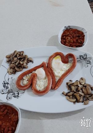 عکسی از دستور صبحانه انگلیسی