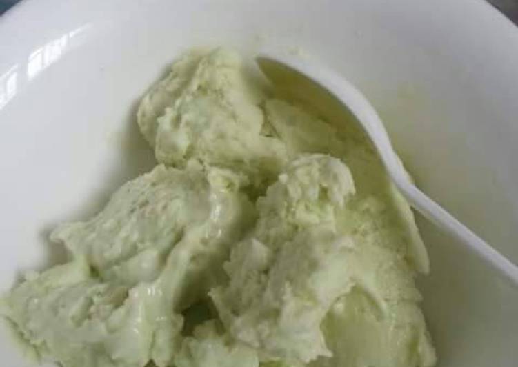 Resep Es cream alpukat yang Enak Banget