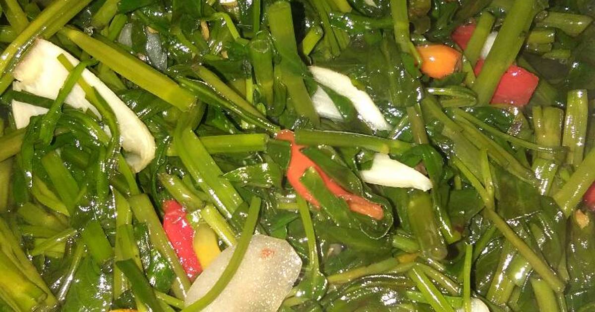 Resep Tumis kangkung sederhana oleh Alya AS Syauqie Azhura 