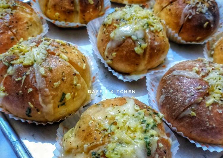Cara Membuat Cream Cheese Garlic Bread (Korean Street Food)???? irit anti gagal