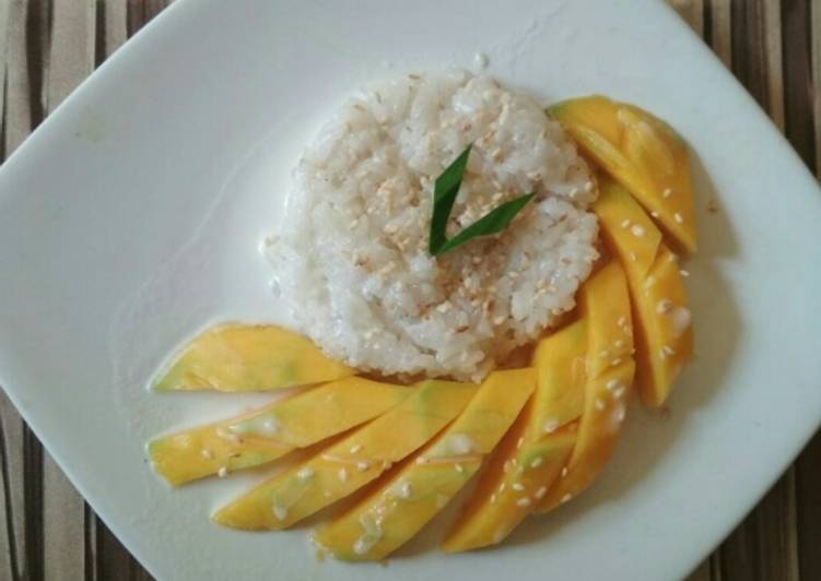 Bagaimana Membuat Mango sticky rice, Lezat