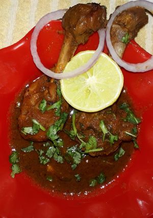 A picture of Masala Chicken.