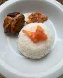 Ayam bakar madu sambel seger