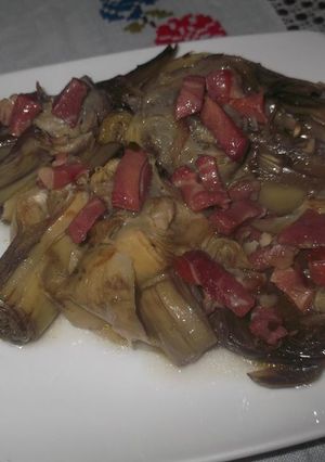 Foto principal de Alcachofas con Jamón