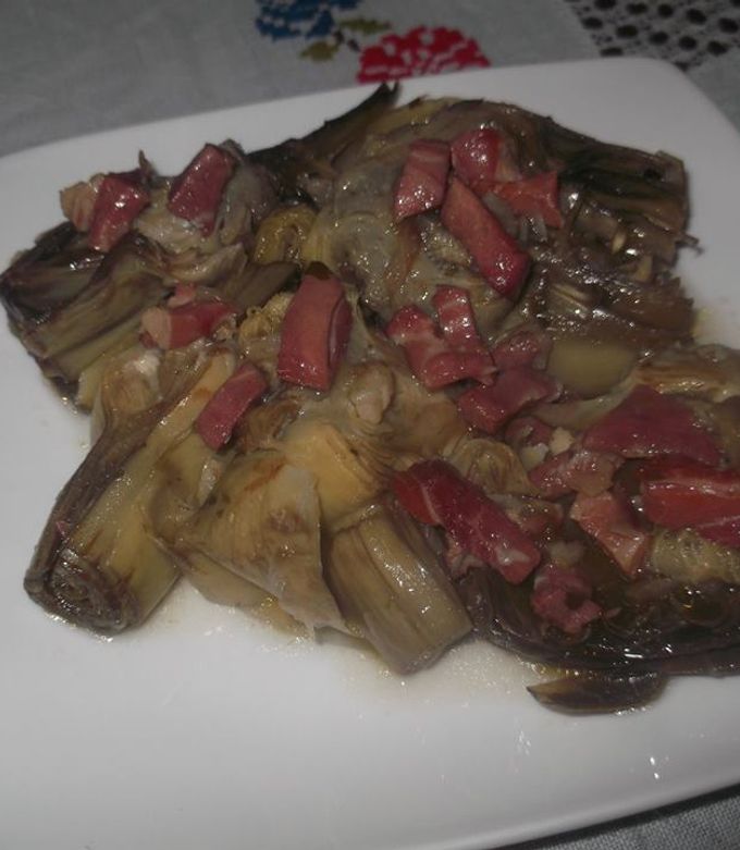 Foto principal de Alcachofas con Jamón