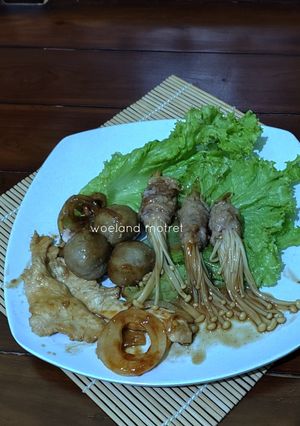 Foto resep Enoki Beef Roll Bakaran