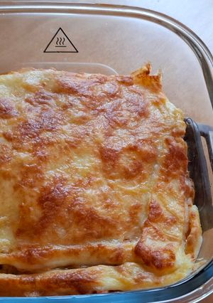 Una foto de Lasaña con masa Keto