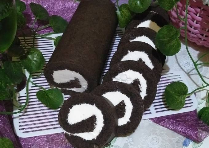 Roll Cake Chocolatos (kukus No BP)