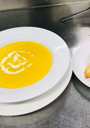 Hình của món Pumpkin soup.
