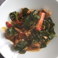 A picture of Spiced coconut chicken.