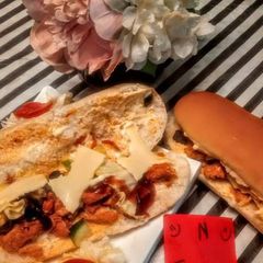 A picture of Bbq Chicken Sub.