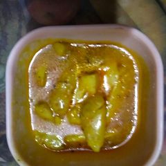 A picture of Arbi ki sabji.