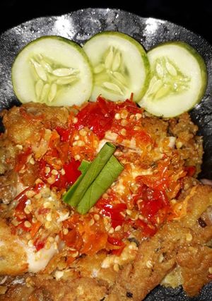 Foto resep Ayam geprek ala amalia