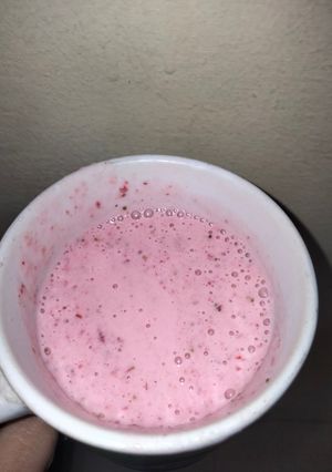Foto resep Milkshake strawberry