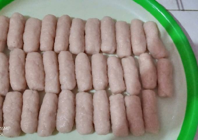 Cara Gampang Membuat Pempek Lenjer kecil Anti Gagal