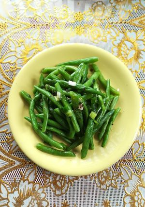 Hình của món Đậu xào không dầu.