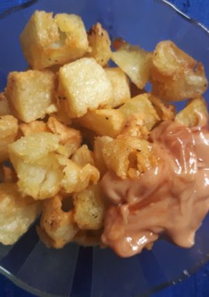 Una foto de Papas rotas
