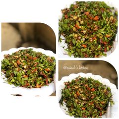 A picture of Traditional lettuce salad🥗🥙 (kwadon letus).