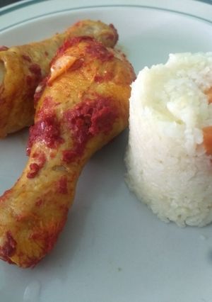 Una foto de Pollo adobado