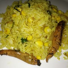 A picture of Corn rice.