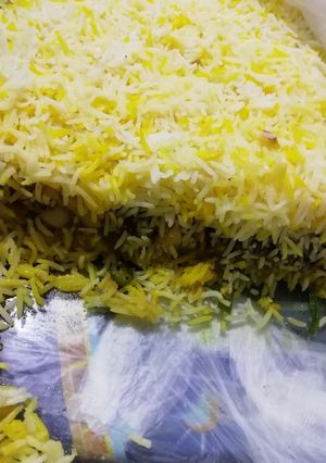 صورة لوصفة رز بالدجاج الكاري