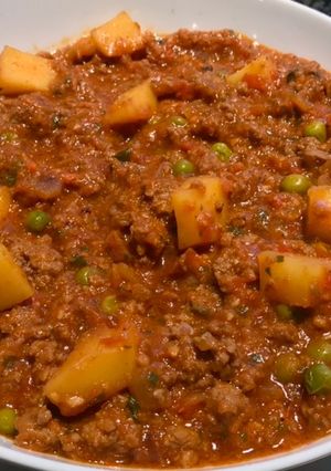 A picture of Mincemeat stew.