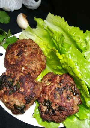A picture of Kofta with Garlic and Cilantro – Very Delicious.