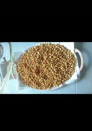 A picture of Salted garlic peanut(kacang bawang).