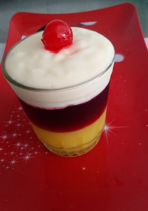 Una foto de Vaso Tricolor