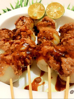 Foto resep Cilok Daging Saus Kacang