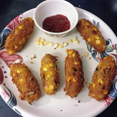 A picture of Corn kebab.