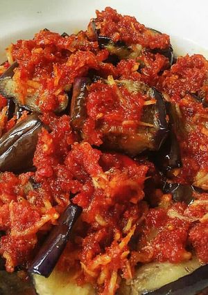 Foto resep Balado terong ungu teri medan