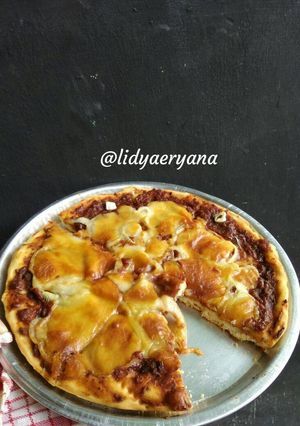 Foto resep Thin crust pizza