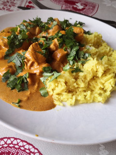 Una foto de Pollo al Curry