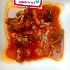 Meat pepper soup A picture of Meat pepper soup.
