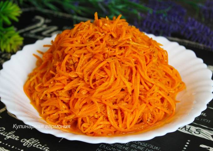 Морковь По-Корейски, 5 Рецептов Приготовления (Пошагово)