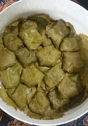عکسی از دستور دلمه برگ انگور 😋