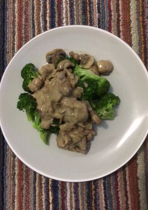 Foto resep Brokoli saus jamur
