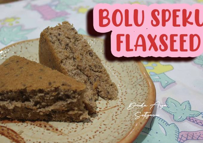 Bolu Spekuk Flaxseed / Bolu Spekoek