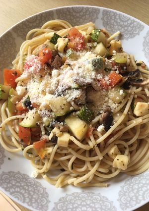 Una foto de Pasta veggie light