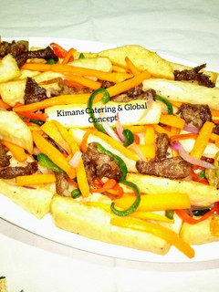 A picture of Fried veggies yam.